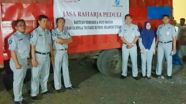 Jasa Raharja Salurkan Bantuan Tahap Keenam bagi Korban Gempa Palu