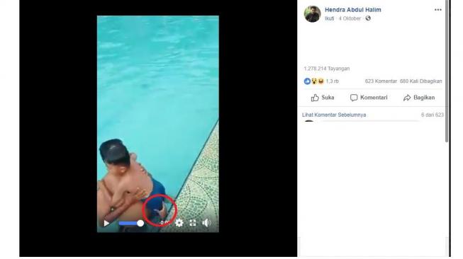 Geger Video Tangan Misterius di Kolam Renang, Ini Faktanya