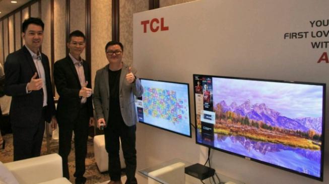 Peluncuran kerja sama produk TCL dan Lazada, Jakarta, Jumat (5/10/2018). (Dok: TCL)