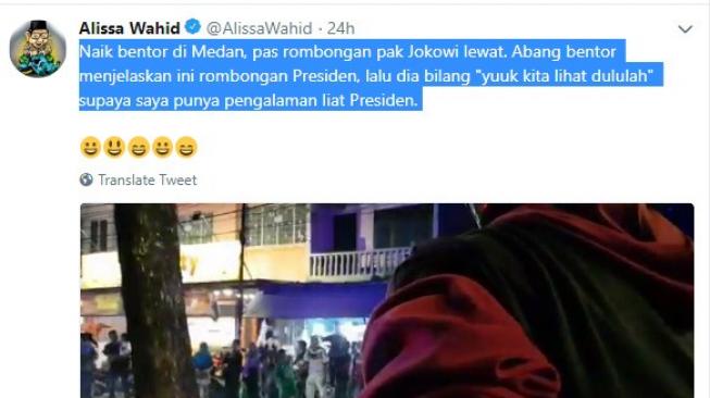 [Twitter/@AlissaWahid]