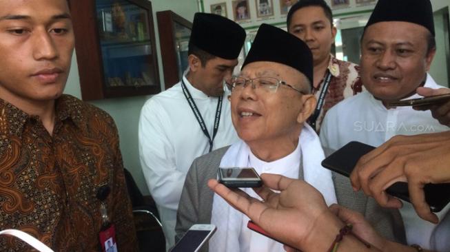 Ogah Kalah di Kampung Halaman, Maruf Amin Kumpulkan Pengurus NU di Banten
