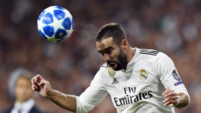 Fullback Real Madrid, Dani Carvajal. [GABRIEL BOUYS / AFP]