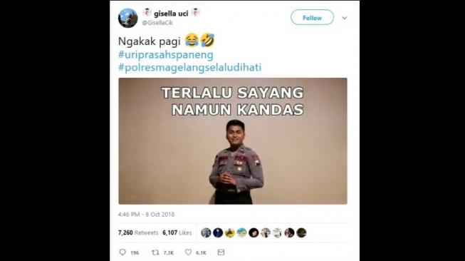 Singkatan istilah kepolisian. [Twitter]