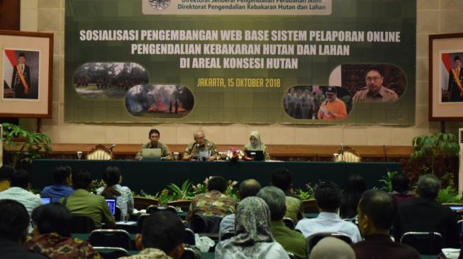 KLHK Luncurkan Sistem Pelaporan Online Pengendalian Karhutla