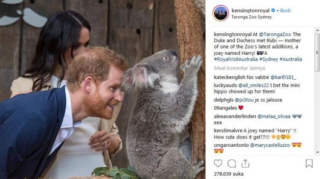 Pangeran Harry dan Meghan Markle [Instagram @kensingtonroyal]