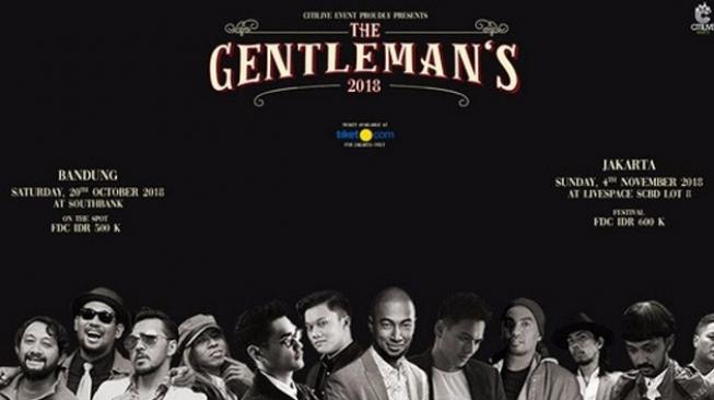 The Gentlemans Indonesia Tour 2018 Hadir di Bandung dan Jakarta