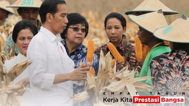 Pemerintahan Presiden Joko Widodo dalam melaksanakan Kabinet Kerja kini genap telah berlangsung selama empat tahun pada tanggal 20 Oktober 2018. (Dok: KLHK)