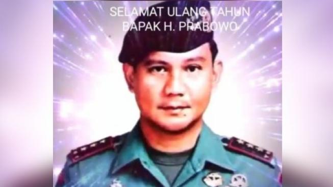 Prabowo Subianto. (@mulanjameela1/instagram)