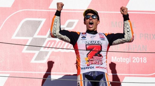 Usai Raih Hattrick Juara Dunia Beruntun, Marquez Masih 'Lapar'