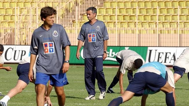 Jose Mourinho saat melatih FC Porto di tahun 2003 [AFP]