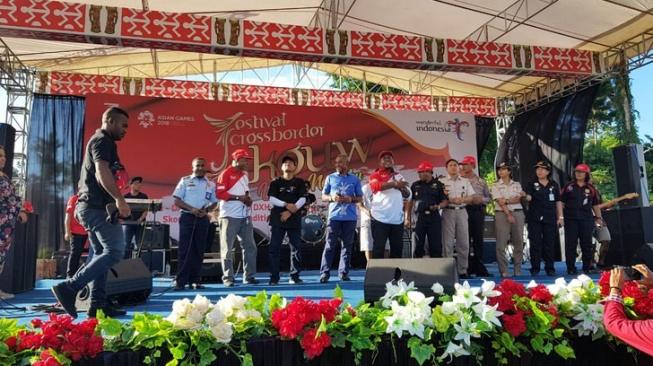 Festival Crossborder Skouw 2018. (Dok: Kemenpar)