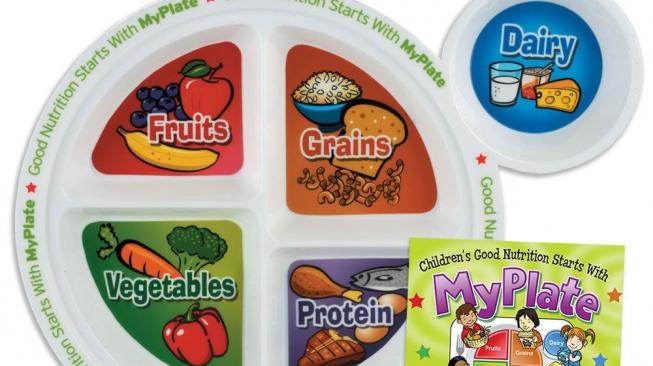 MyPlate, piring yang bikin anak mau makan sayur. (MyPlate.gov)