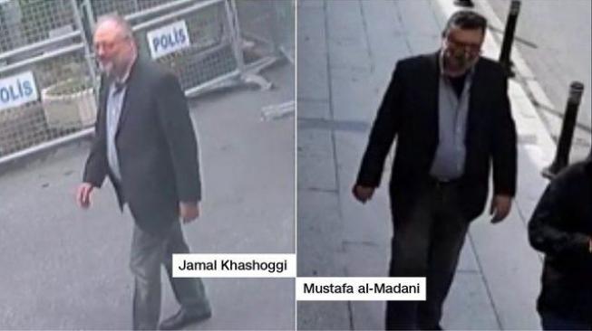 Image result for Tutupi Upaya Pembunuhan, Agen Saudi Kenakan Pakaian Jamal Khashoggi