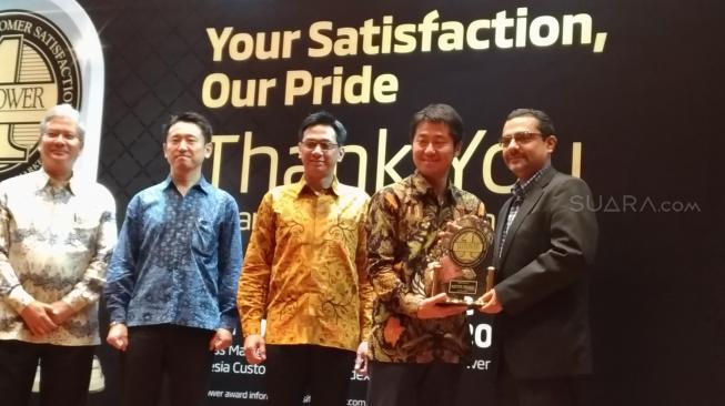 Mitsubishi meraih peringkat tertinggi Customer Service Index 2018 [Suara.com/Manuel Jeghesta Nainggolan].