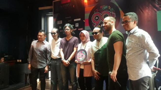 Jumpa pers The 90's Festival 4th Edition di kawasan Kemang, Jakarta Selatan, Rabu (24/10/2018). [Sumarni/Suara.com]