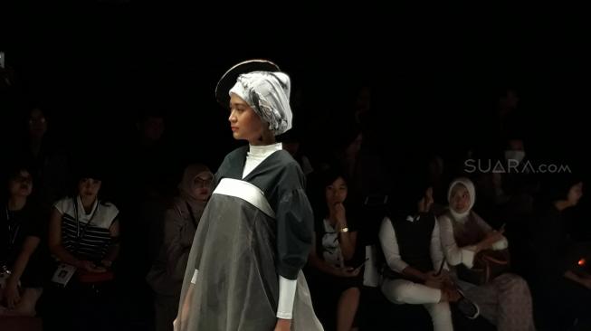 Sayee, brand modest kosel beraksi di JFW 2019 [Suara.com/Risna]