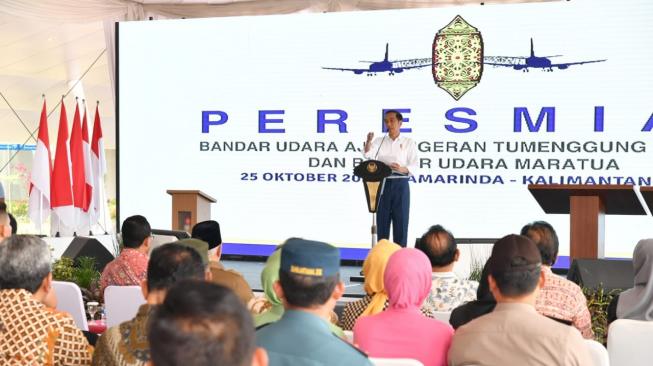 Resmikan Dua Bandara di Kaltim, Jokowi Beri 2 Tugas Ini ke Menhub