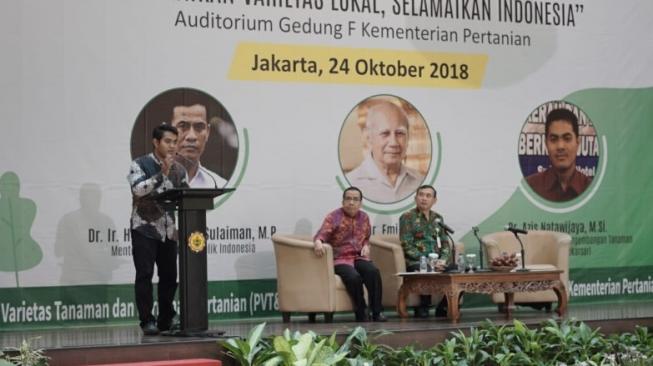 Kementan Manfaatkan Varietas Lokal Demi Lumbung Pangan Dunia 2045