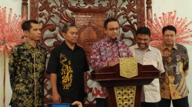 Anies Jamin Kesejahteraan Buruh Lewat Program DP 0 Rupiah dan KJP