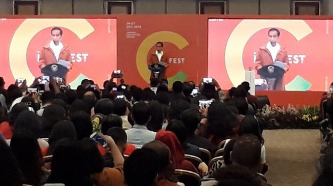 Buka Idea Fest 2018, Jokowi Kaget Banyak Lompatan dan Loncatan