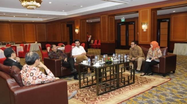 Focus Group Discussion (FGD) bertema "Strategi Pemasaran yang Efektif untuk Merebut Pasar Millennial Tourism", di Hotel Borobudur, Jakarta, Kamis (24/1/2018).  (Dok: Kemenpar)