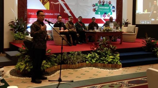 Forum Ahli Penegakan Hukum Lingkungan Hidup, yang diselenggarakan Kementerian Lingkungan Hidup dan Kehutanan (KLHK) di Bali, 25-28 Oktober 2018. (Dok: KLHK)