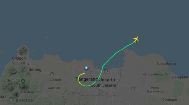 Pesawat Lion Air Jatuh dan Tenggelam di Tanjung Karawang