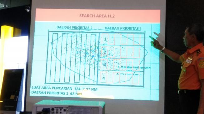 Basarnas Prioritaskan Pencarian Udara dan Dasar Perairan