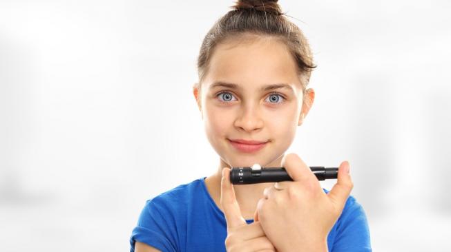 Ilustrasi diabetes pada anak. (Shutterstock)