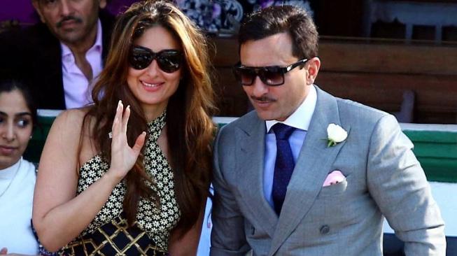 Pose di Depan Istana Megah Suami, Penampilan Kareena Kapoor Disorot