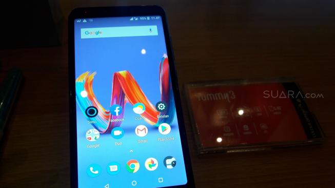 Peluncuran Wiko Tommy3 di Jakarta, Kamis (1/11/2018). [Suara.com/Dythia Novianty]