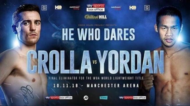 Poster duel Daud Yordan vs Anthony Crolla. [Instagram@ant_crolla86]