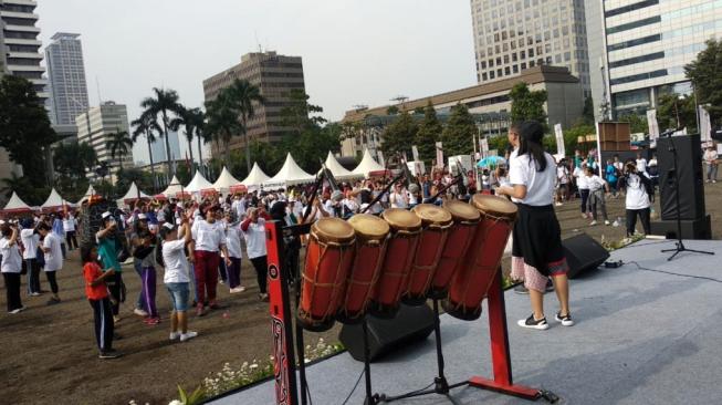 Pesona Danau Toba di CFD Jakarta. (Dok: Kemenpar)