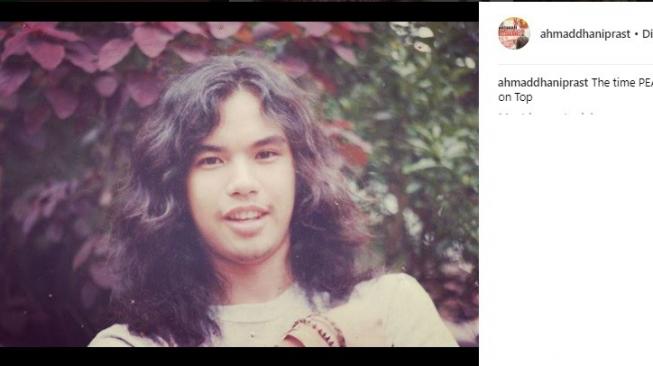 Ahmad Dhani muda. (Instagram/@ahmaddhaniprast)