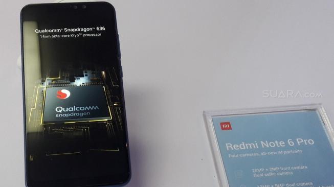 Xiaomi Redmi Note 6 Pro. [Suara.com/DythiaNovianty]