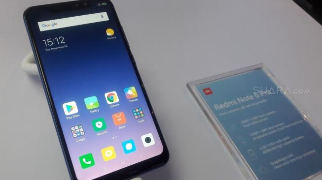 Xiaomi Redmi Note 6 Pro. [Suara.com/DythiaNovianty]