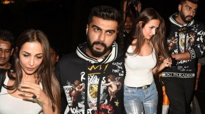 Arjun Kapoor dan Malaika Arora. (Instagram @manav.manglani)