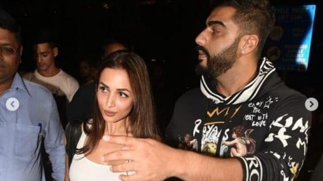 Arjun Kapoor dan Malaika Arora. (Instagram @filmy_insta9)