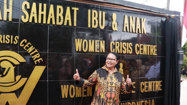 Menteri Yohana Resmikan Rumah Sahabat Perempuan dan Anak