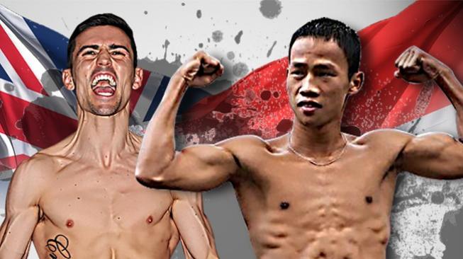 Petinju Indonesia, Daud Yordan (kanan), akan menghadapi tantangan dari tuan rumah, Anthony Crolla, dalam duel bertajuk Final Elimination WBA Lighweight Championship di Manchester Arena, Inggris, Sabtu (10/11/2018). 