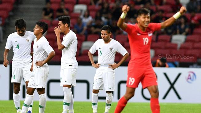 5 Catatan yang Membuat Timnas Indonesia Kalah dari Singapura