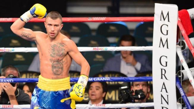 Juara dunia tinju kelas ringan WBA (Super) dari Ukraina, Vasyl Lomachenko. [AFP/Frederic J. Brown]