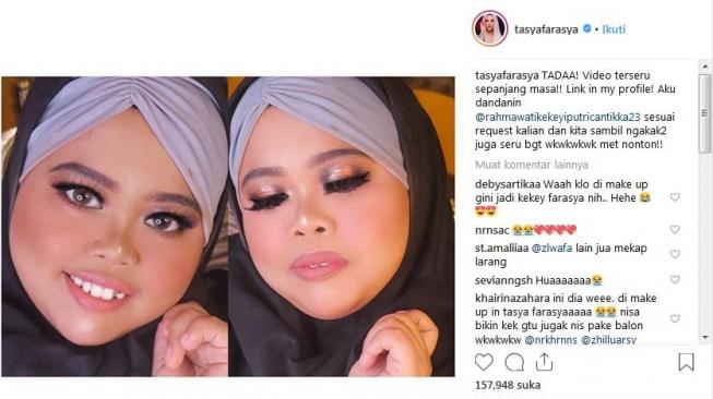 Tasya Farasya Akhirnya Make Over Wajah Kekey Putri