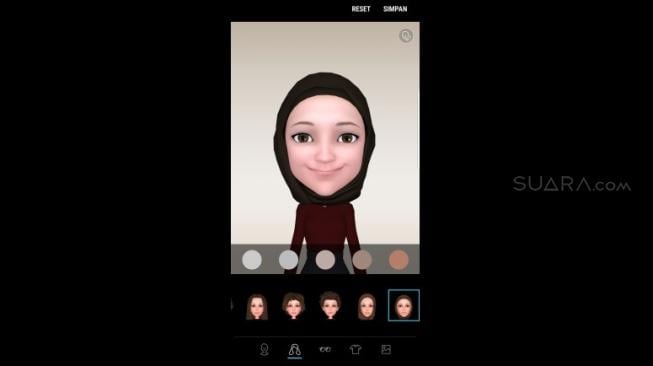 Hasil screenshot dengan fitur My Emoji Maker. [Suara.com/Lintang Siltya Utami]