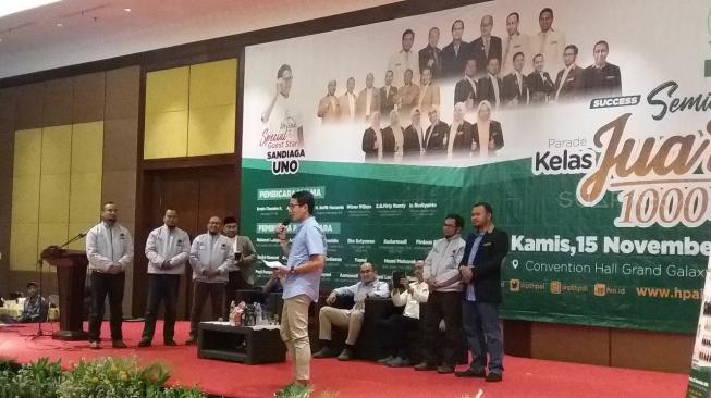 Banyak Ramalan, Sandiaga Pilih Bicara Bisnis daripada Politik