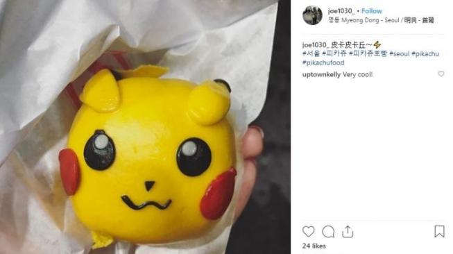 Kuliner bertema Pikachu. (Instagram/@joe1030)