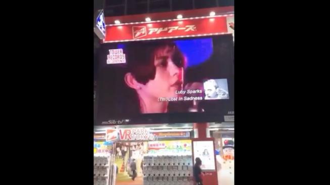 Hasil Karya Seniman Indonesia Ini Hias Videotron Shibuya Jepang