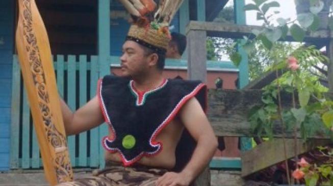  Kekayaan budaya Suku Dayak di sekitar Kapuas Hulu, Kalbar. (Dok: Kemenpar)