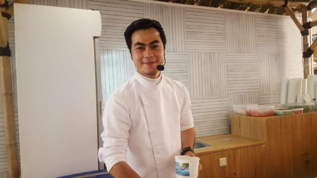 Celebrity chef, Steby Rafael. (Suara.com/Vessy Frizona)