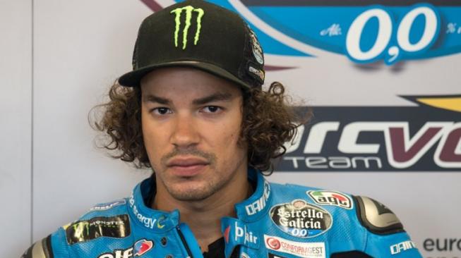 Franco Morbidelli terpilih sebagai Rookie of the Year MotoGP 2018. Musim depan dia telah memutuskan pindah dari EG 0,0 Marc VDS ke tim satelit Yamaha, Petronas Yamaha SRT. [AFP/Oli Scarff]